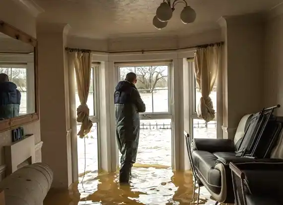 water damage restoration service Gilman